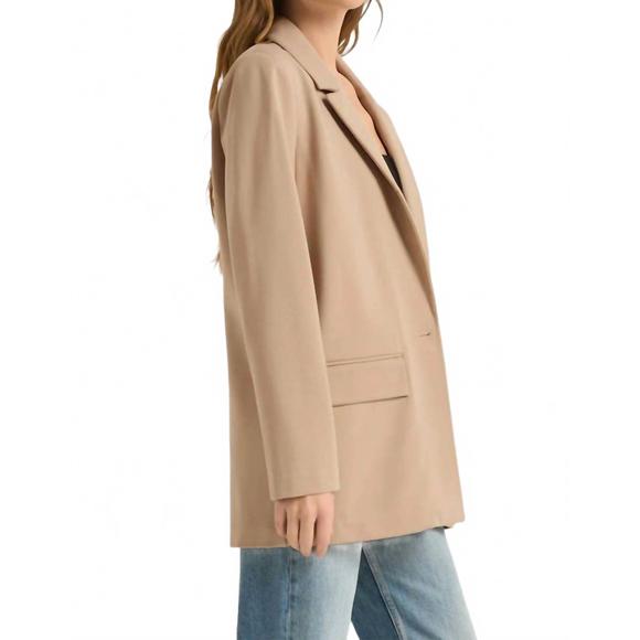 NEW Z SUPPLY do it all relaxed blazer in putty - Picture 3 of 3